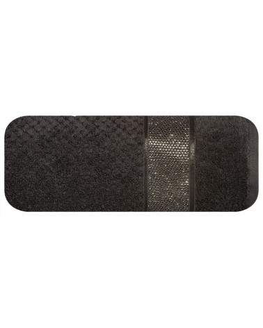 Ręcznik bawełna 70x140 Milan czarny Eurofirany 