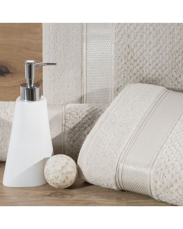 Ręcznik bawełna 70x140 Milan czarny Eurofirany 
