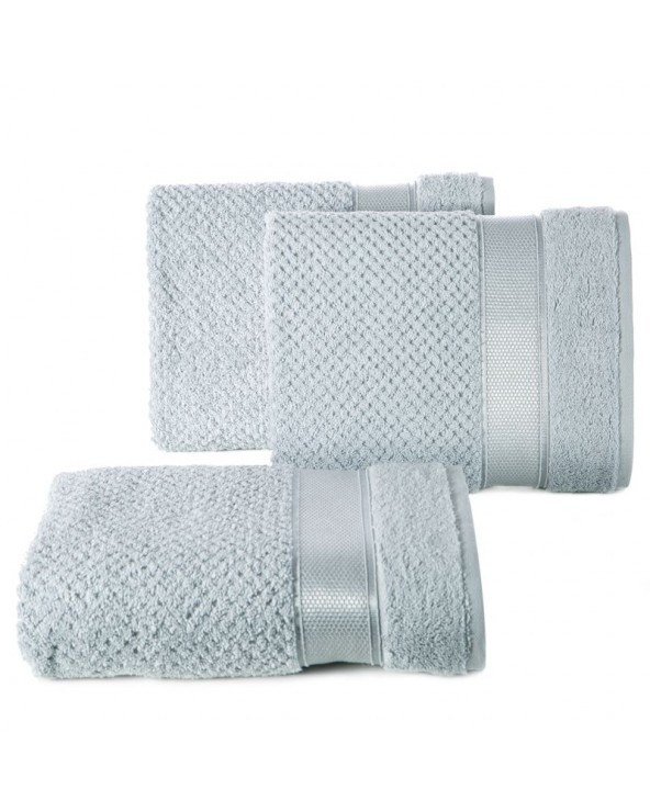 Ręcznik bawełna 70x140 Milan srebrny Eurofirany 