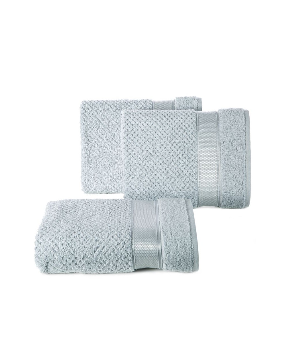 Ręcznik bawełna 70x140 Milan srebrny Eurofirany 