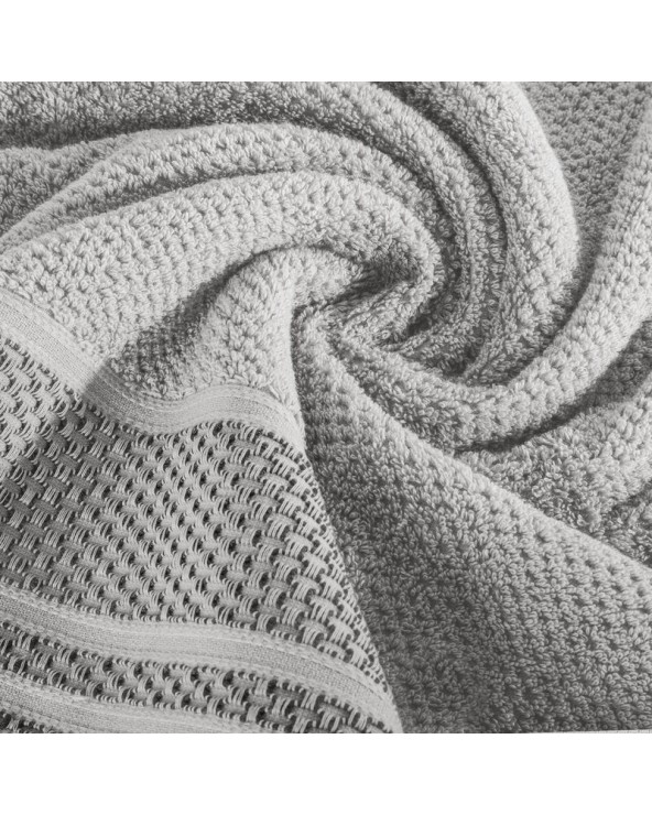 Ręcznik bawełna 70x140 Suzana srebrny Eurofirany 