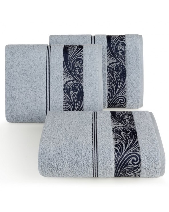 Ręcznik bawełna 70x140 Sylwia 1 niebieski Eurofirany 