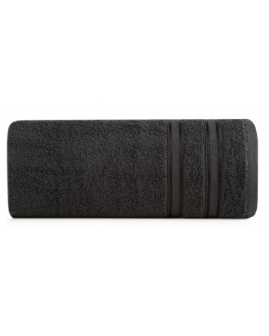 Ręcznik bawełna 50x90 Manola czarny Eurofirany