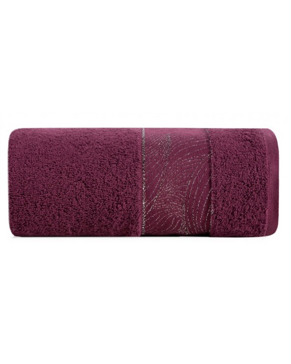 Ręcznik bawełna 70x140 Mariel bordowy Eurofirany