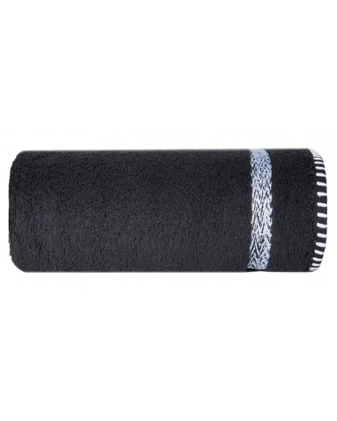 Ręcznik bawełna 70x140 Viera czarny Eurofirany