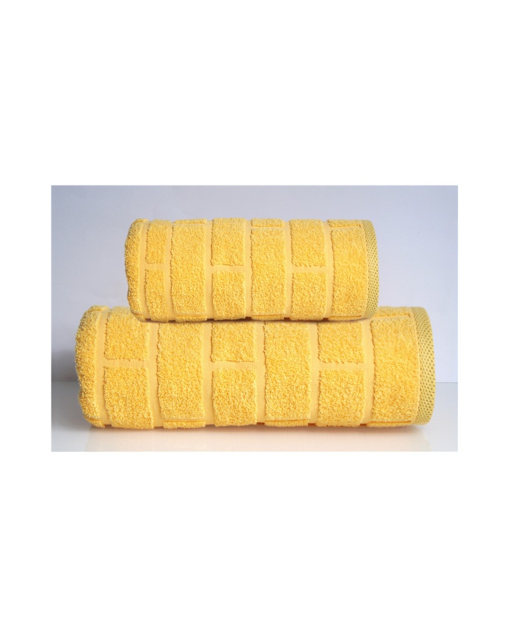Ręcznik bawełna 50x90 Brick żółty Greno