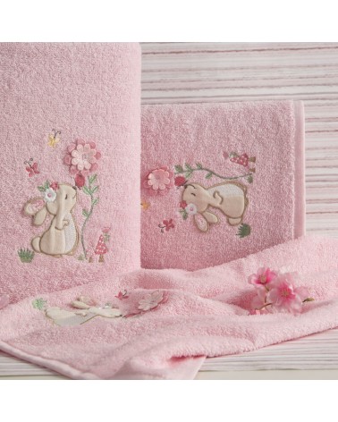 Ręcznik bawełna 70x140 Baby 47 różowy Eurofirany