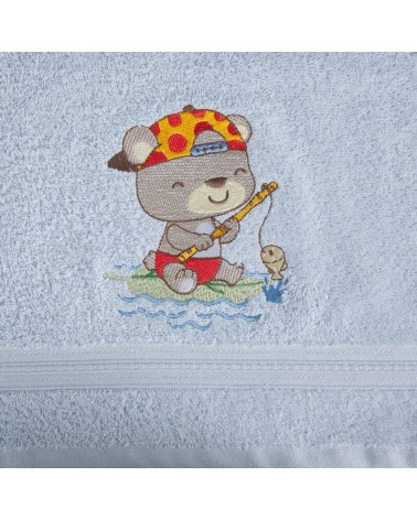 Ręcznik bawełna 70x140 Baby 51 niebieski Eurofirany