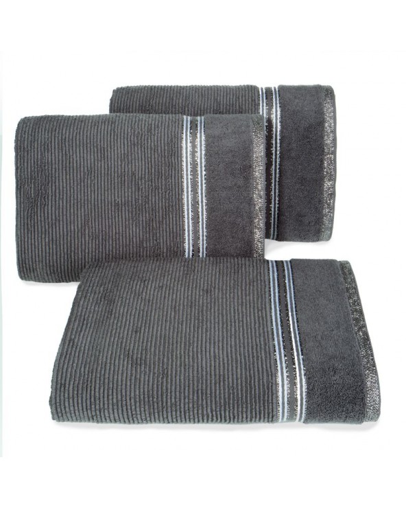 Ręcznik bawełna 30x50 Filon stalowy Eurofirany