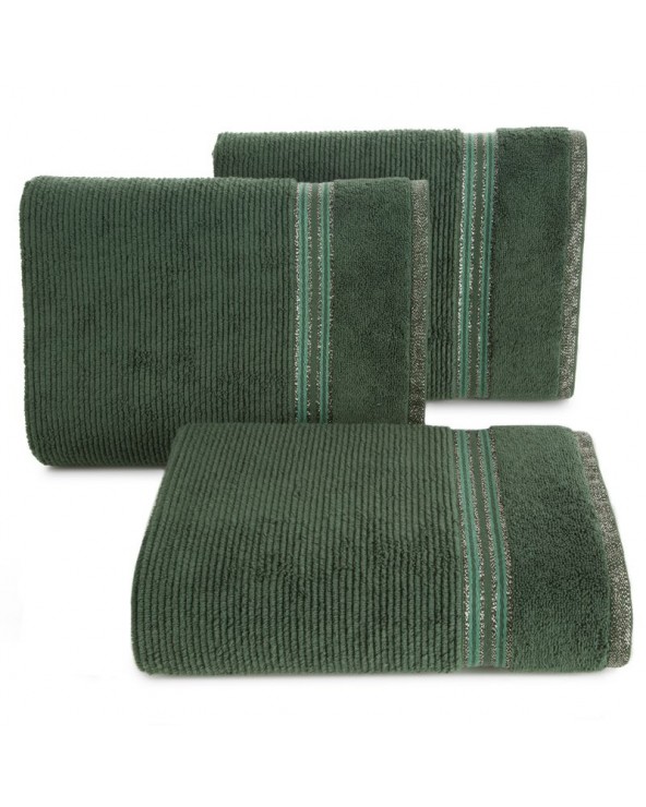 Ręcznik bawełna 70x140 Filon ciemnozielony Eurofirany 
