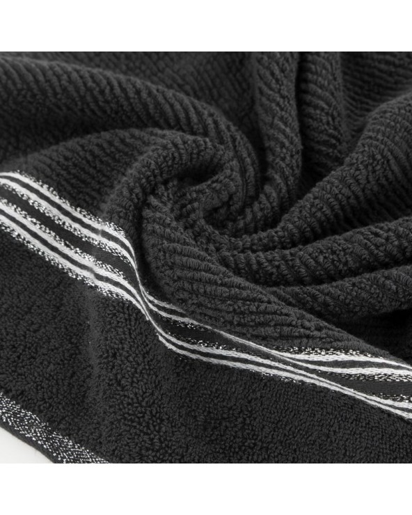Ręcznik bawełna 70x140 Filon czarny Eurofirany