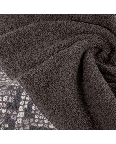 Ręcznik bawełna 50x90 Gisel ciemnobrązowy Eurofirany