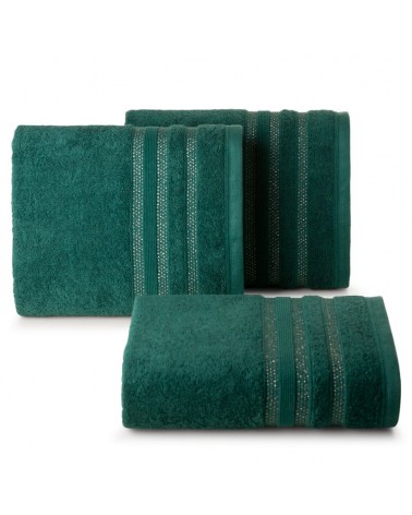 Ręcznik bawełna 70x140 Judy ciemnozielony Eurofirany