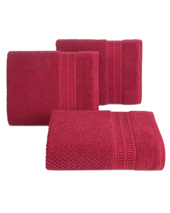 Ręcznik bawełna 50x90 Rosita czerwony Eurofirany