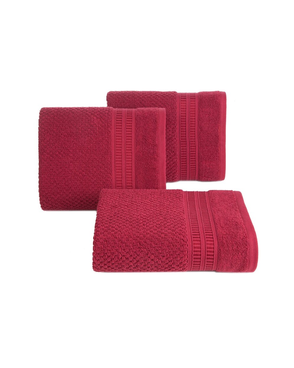 Ręcznik bawełna 50x90 Rosita czerwony Eurofirany