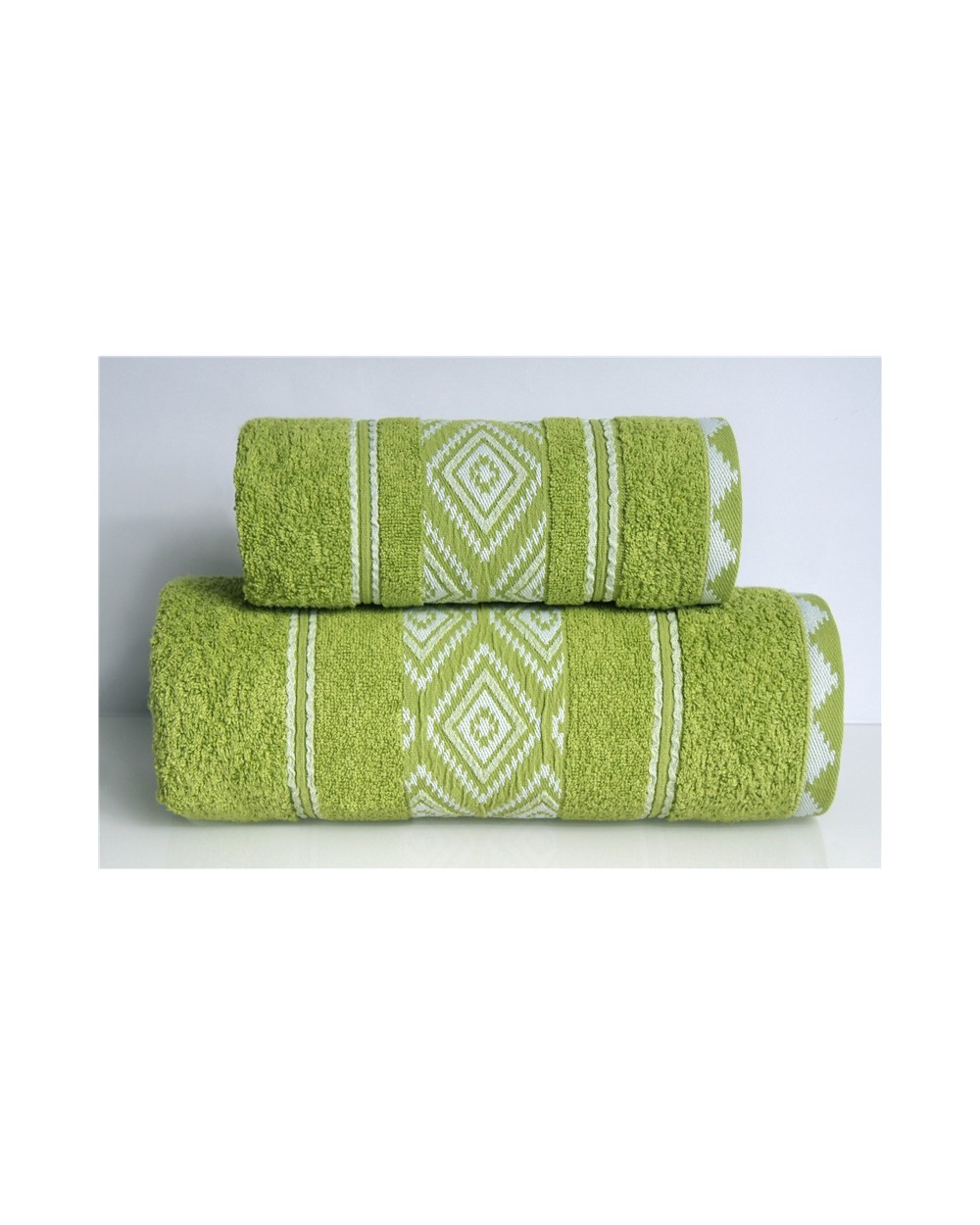Ręcznik bawełna 70x130 Azteka zielony Greno