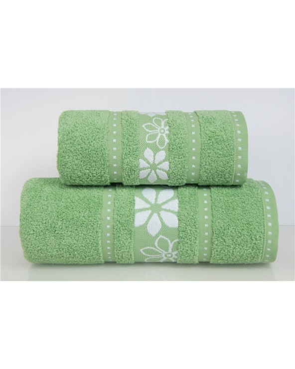 Ręcznik bawełna 50x90 Margarita zielony Greno