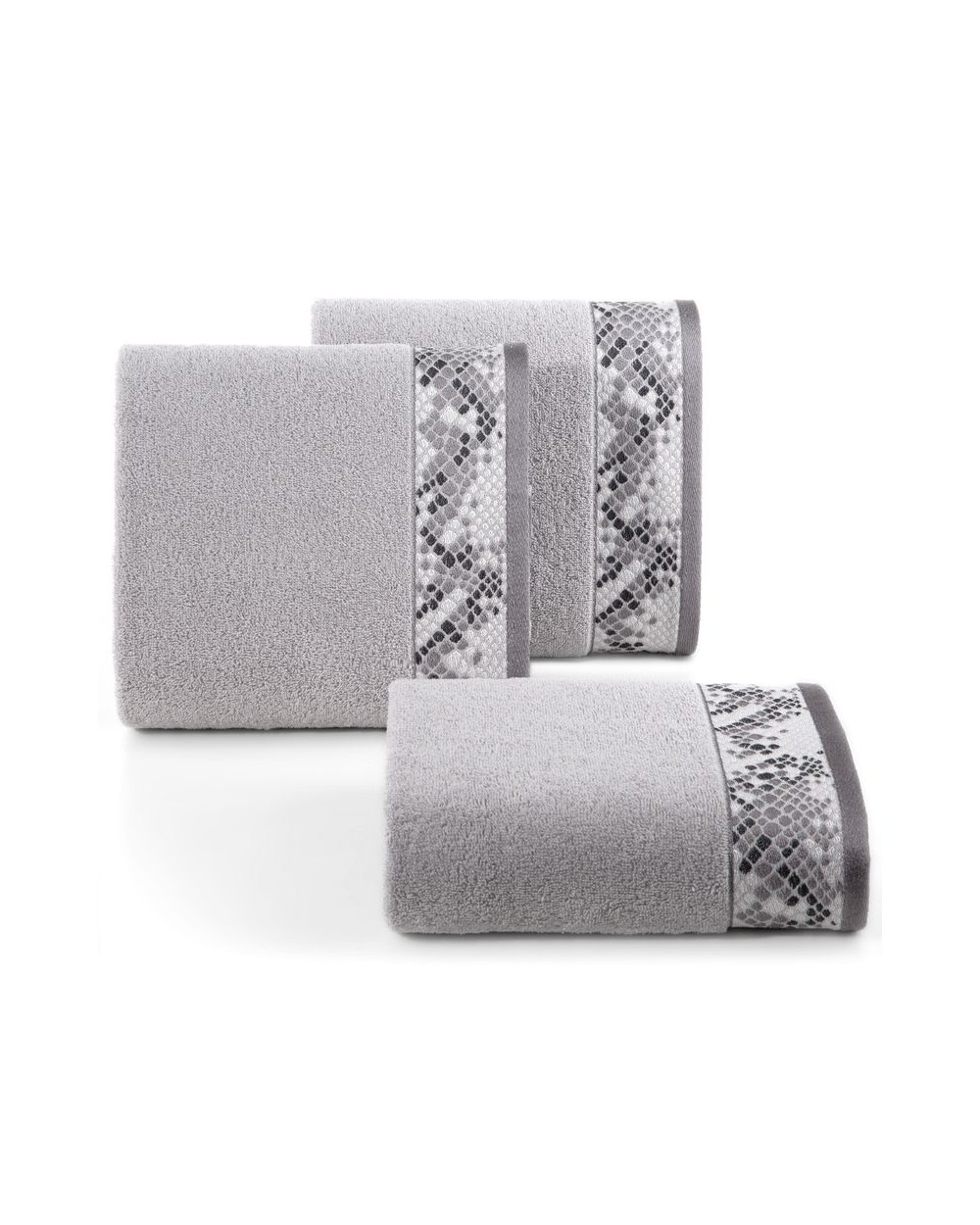 Ręcznik bawełna 70x140 Gisel srebrny Eurofirany 