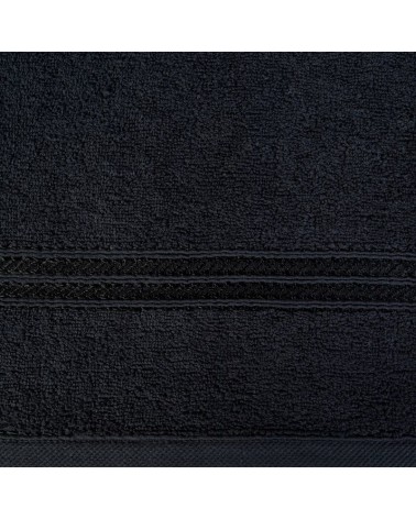 Ręcznik bawełna 50x90 Lori czarny Eurofirany 