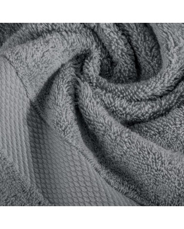 Ręcznik bawełna 50x90 Lorita stalowy Eurofirany 