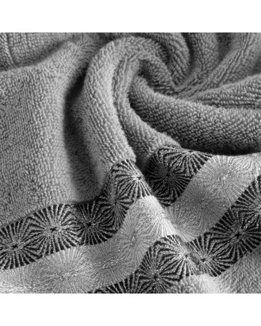 Ręcznik bawełna 70x140 Malika srebrny Eurofirany 