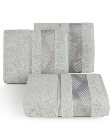 Ręcznik bawełna 70x140 Sylwia 2 srebrny Eurofirany 