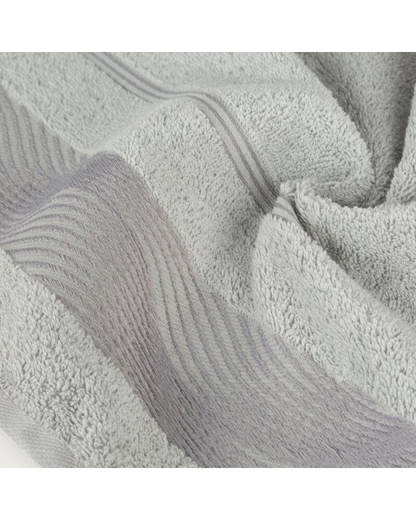 Ręcznik bawełna 70x140 Sylwia 2 srebrny Eurofirany 