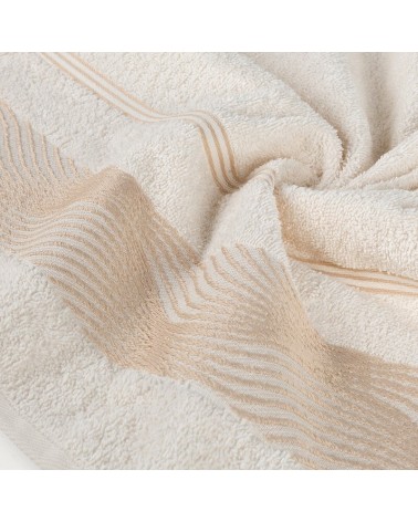 Ręcznik bawełna 50x90 Sylwia 2 kremowy Eurofirany 
