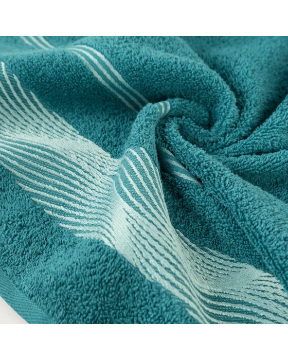 Ręcznik bawełna 70x140 Sylwia 2 turkusowy Eurofirany 