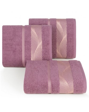 Ręcznik bawełna 70x140 Sylwia 2 liliowy Eurofirany 