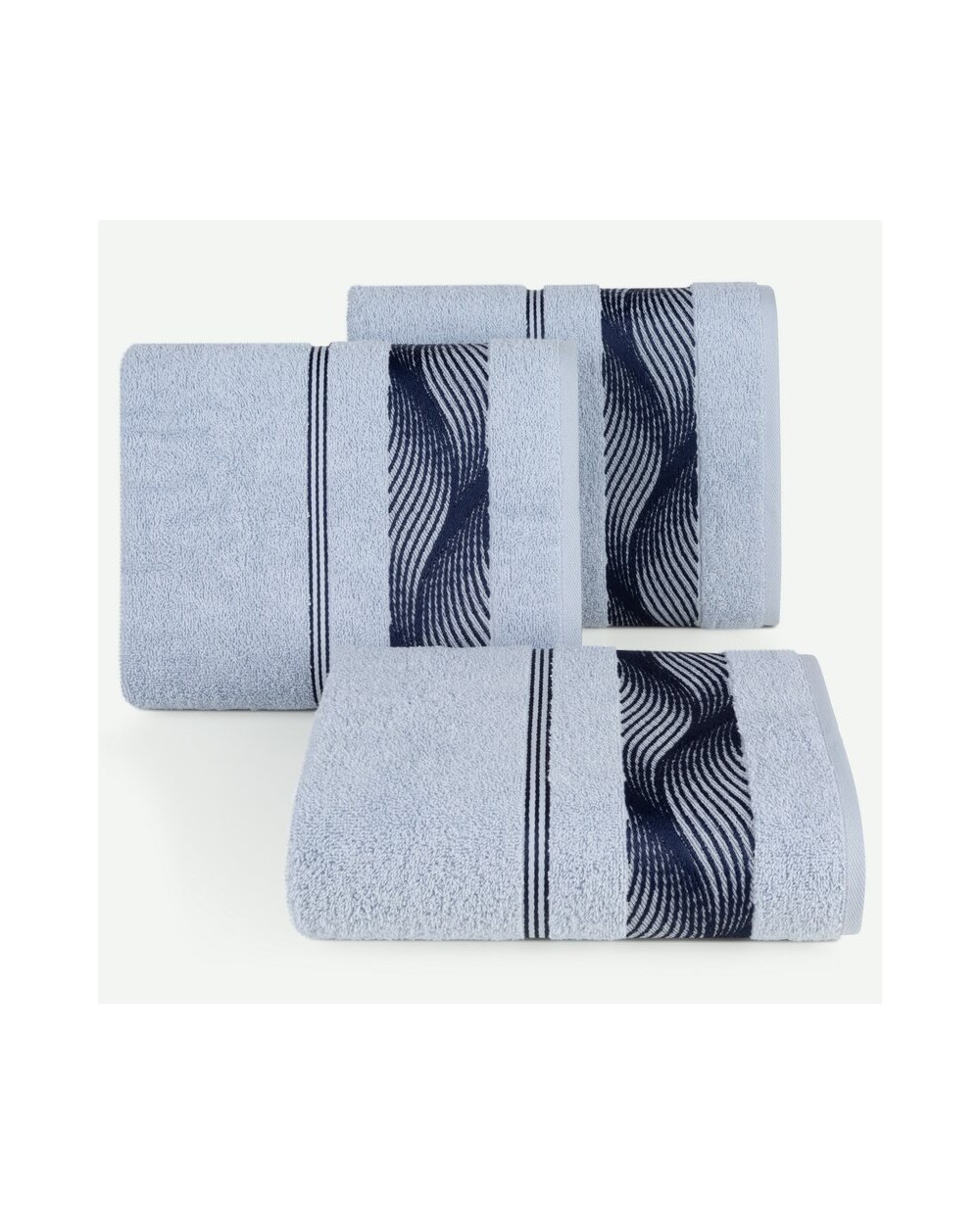 Ręcznik bawełna 70x140 Sylwia 2 niebieski Eurofirany 