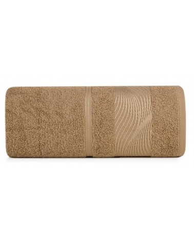 Ręcznik bawełna 70x140 Sylwia 2 ciemnobeżowy Eurofirany 