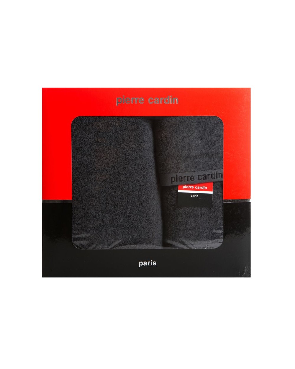 Ręcznik bawełna 30x50 + 50x90 + 70x140 kpl 3 szt Pierre Cardin Evi stalowy Eurofirany