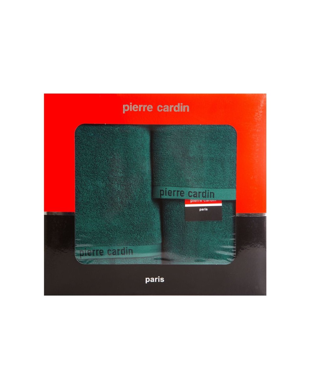 Ręcznik bawełna 30x50 + 50x90 + 70x140 kpl 3 szt Pierre Cardin Evi ciemnoturkusowy Eurofirany