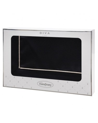 Obrus 145x300 Karin czarny Eurofirany 