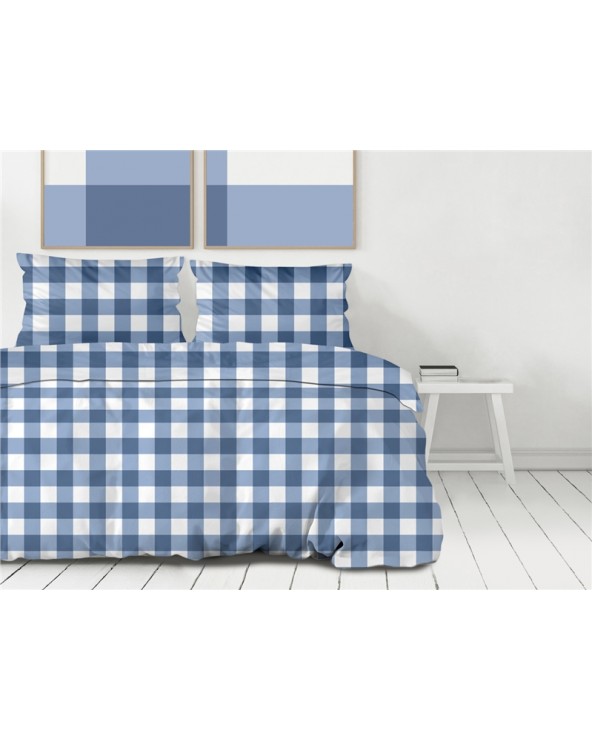 Pościel bawełniana 200x220 + 2x70x80 Niko Denim Greno 
