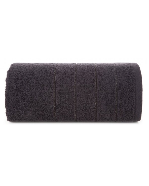 Ręcznik bawełna 70x140 Dalia czarny Eurofirany 