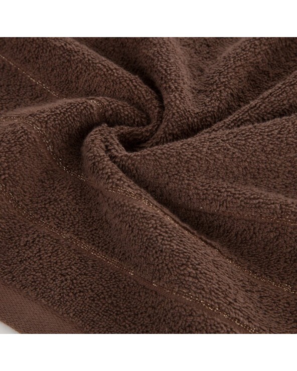 Ręcznik bawełna 50x90 Dalia ciemnobrązowy Eurofirany 