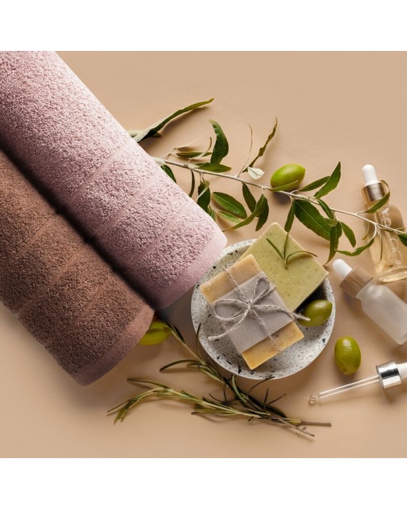 Ręcznik bawełna 70x140 Dalia granatowy Eurofirany 