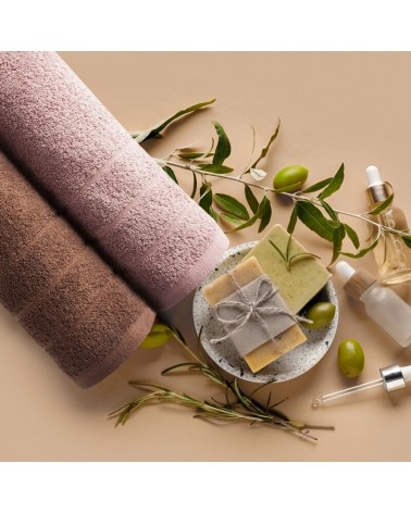 Ręcznik bawełna 70x140 Dalia granatowy Eurofirany 