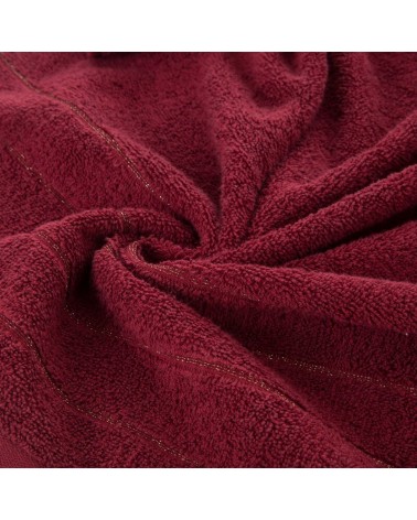 Ręcznik bawełna 70x140 Dalia bordowy Eurofirany 
