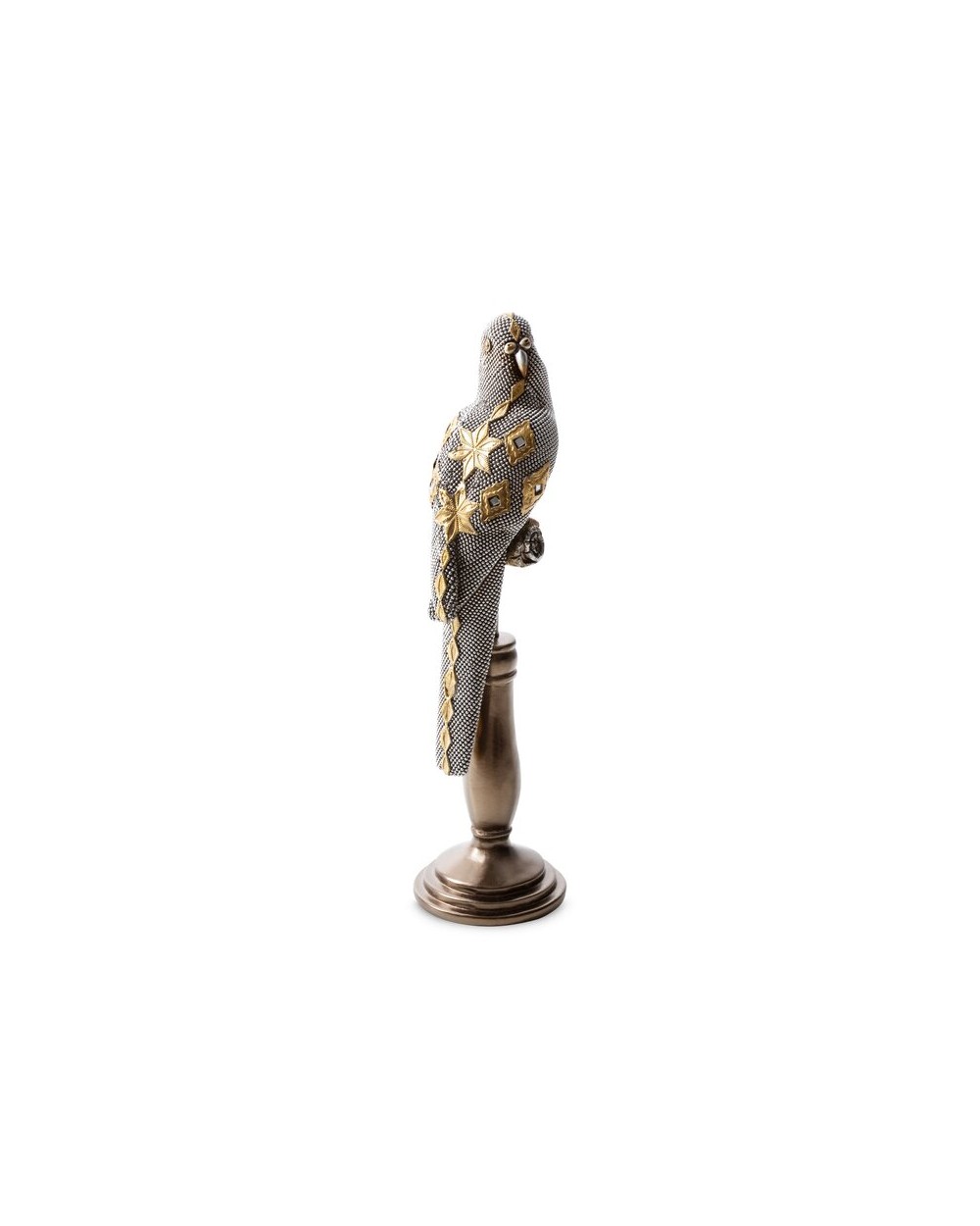 Figurka dekoracyjna 10x10x35cm Kali 1 srebrna/złota Eurofirany