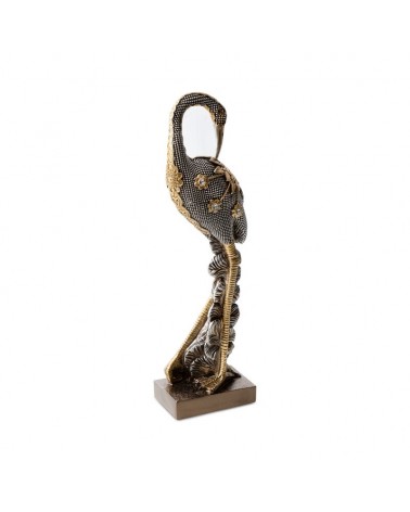 Figurka dekoracyjna 9x6x30cm Kali 3 srebrna/złota Eurofirany