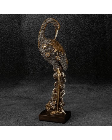 Figurka dekoracyjna 9x6x30cm Kali 3 srebrna/złota Eurofirany
