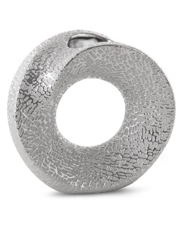 Wazon dekoracyjny 23x9x22cm Riso 4/6 srebrny Eurofirany