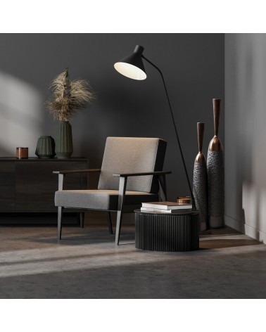 Wazon dekoracyjny 12x12x79cm Morena/07 stalowy/brązowy Eurofirany