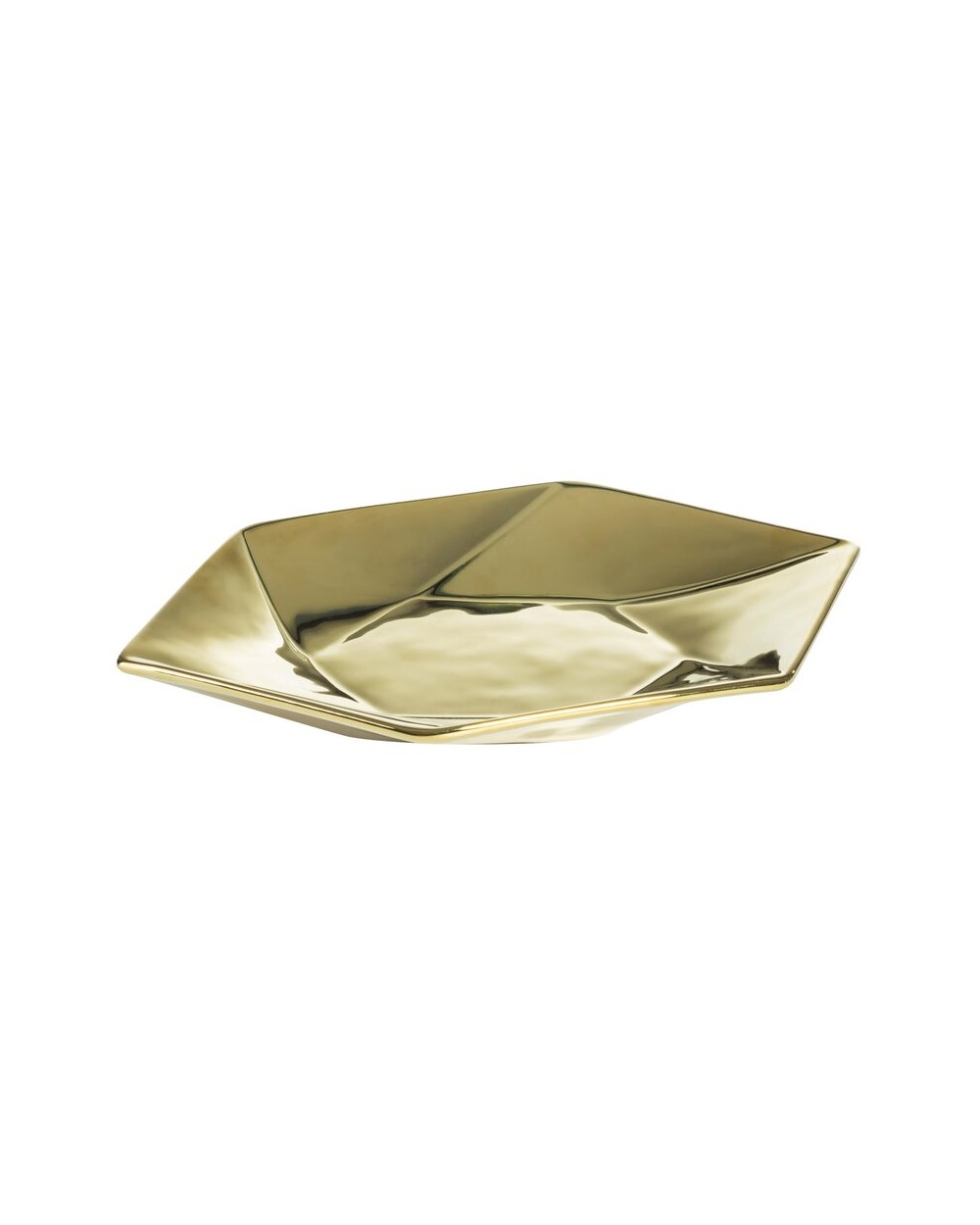 Patera dekoracyjna 35x20x4cm Musa/01 złota Eurofirany