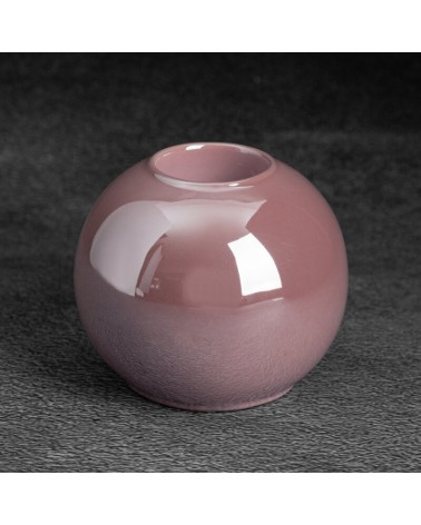 Świecznik dekoracyjny 8x8x15cm Simona 1/01 różowy Eurofirany 