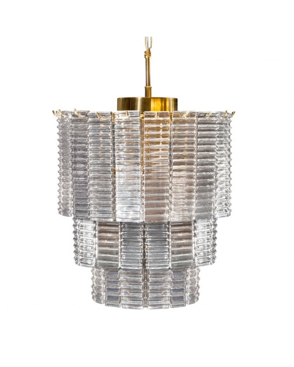 Lampa sufitowa 42x50-150cm Dalia/03 złota Eurofirany 