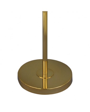 Lampa podłogowa 43x157cm Lotos 2/L/02 turkusowa/złota Eurofirany 
